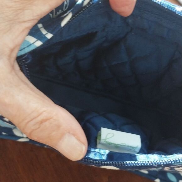 Blue Floral "PETAL SPLASH"  Women's Bag EUC. - Picture 3 of 7